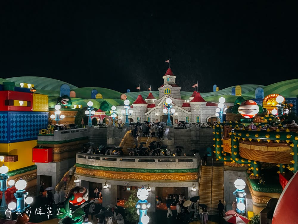 大阪環球影城瑪利歐園區夜景
