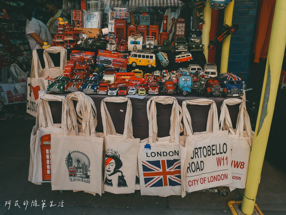 【倫敦諾丁丘】波多貝羅市集Portobello Road Market,超好逛的復古倫敦市集! - 第16張圖