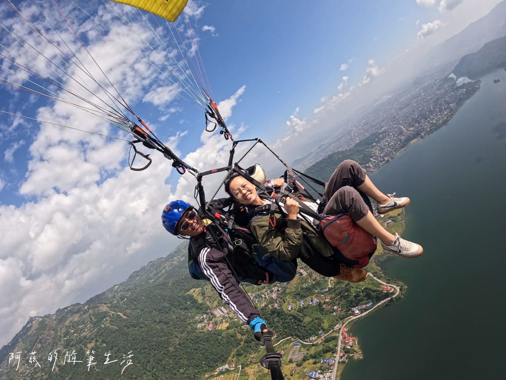 【尼泊爾】波卡拉滑翔翼 Paragliding｜滑翔傘價格、預訂方式與飛行體驗全記錄