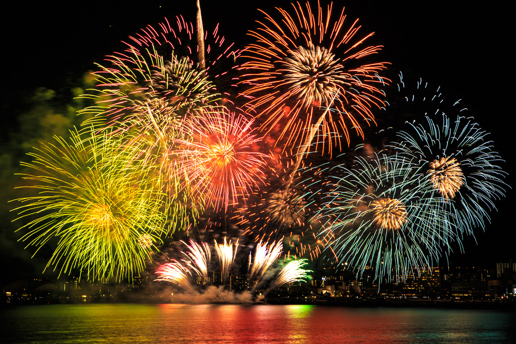 日本國內非常有名的「琵琶湖大花火大會」，因疫情，時隔4年再度舉辦